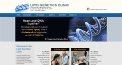 Desktop Screenshot of lipidgeneticsclinic.ca